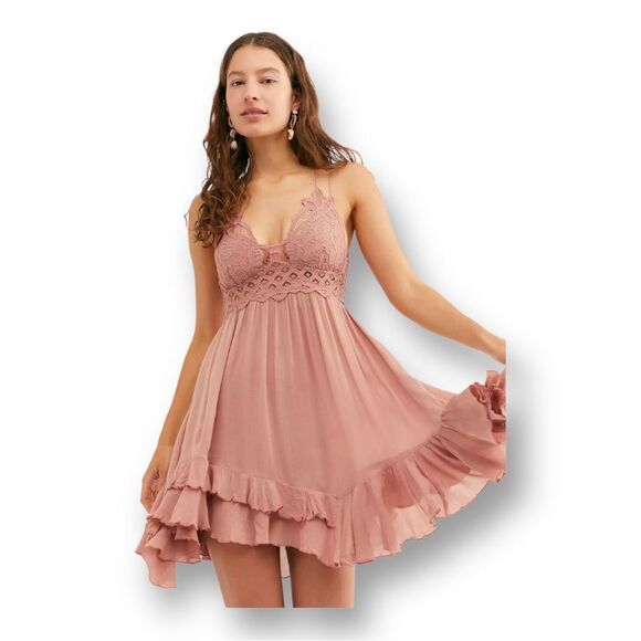 Free People Intimately One Adele Slip Dress Size Small NWT - Picture 1 of 7